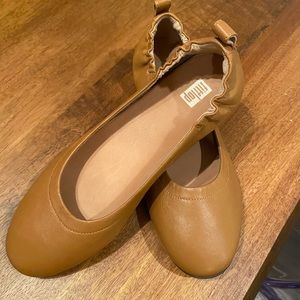 Leather FitFlops Ballet Flats